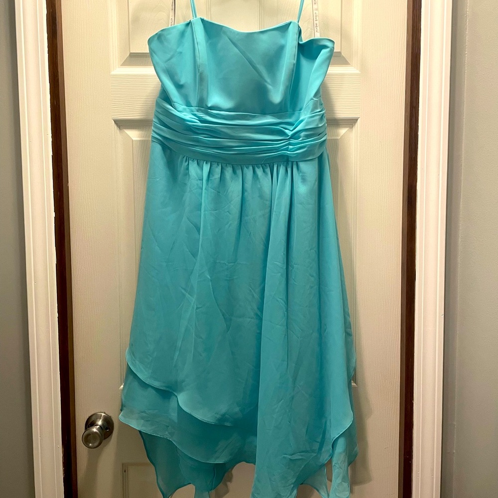 Blue Alfred Angelo Bridesmaid Dress. Size 18.